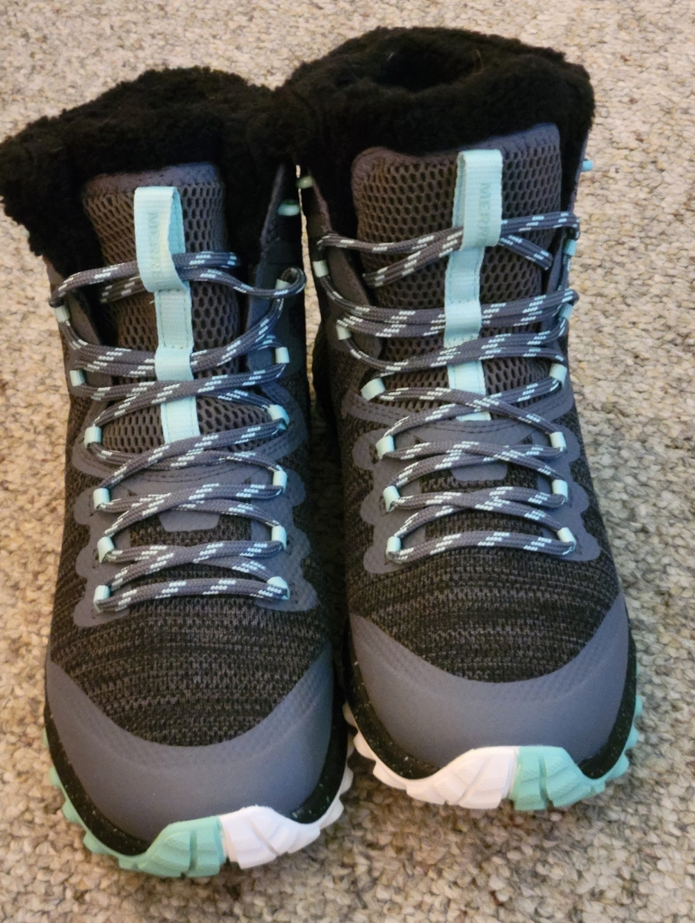 Merrell Women's Bravada Knit Bluff Polar Waterproof Boots Size 9.5